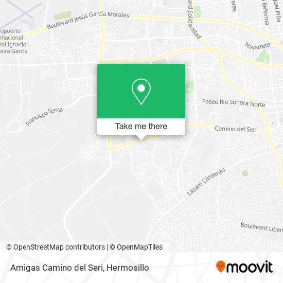 Mapa de Amigas Camino del Seri