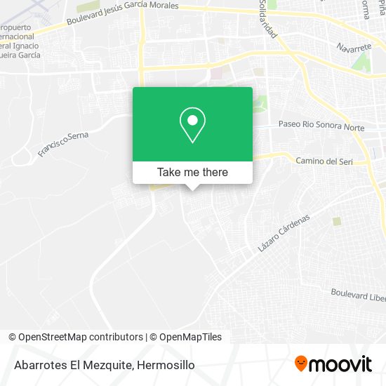 Abarrotes El Mezquite map