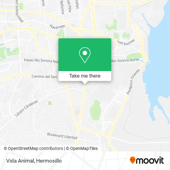Vida Animal map