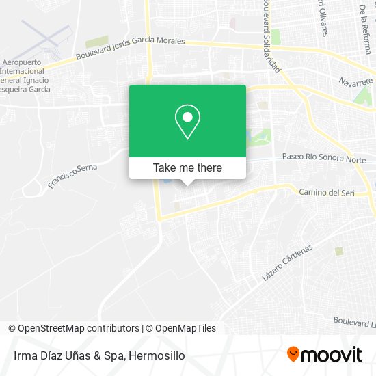 Irma Díaz Uñas & Spa map