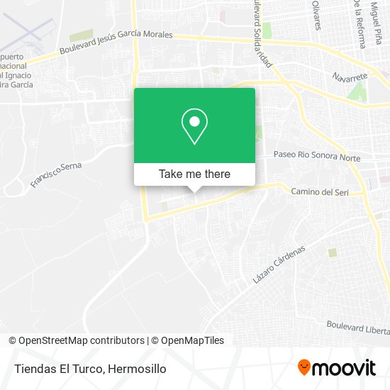 Tiendas El Turco map