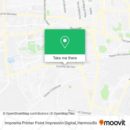 Imprenta Printer Point Impresión Digital map