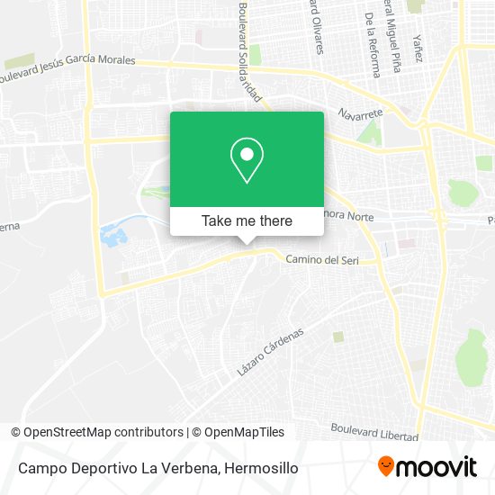 Campo Deportivo La Verbena map