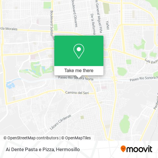 Ai Dente Pasta e Pizza map