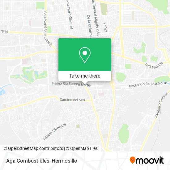 Aga Combustibles map