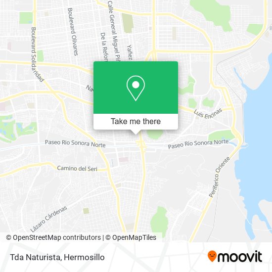 Mapa de Tda Naturista