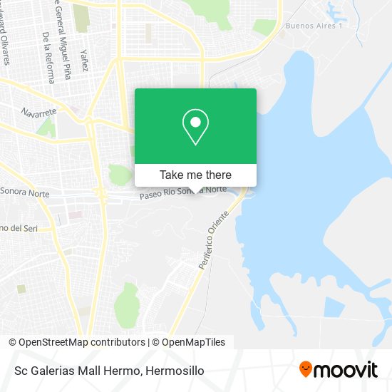 Sc Galerias Mall Hermo map
