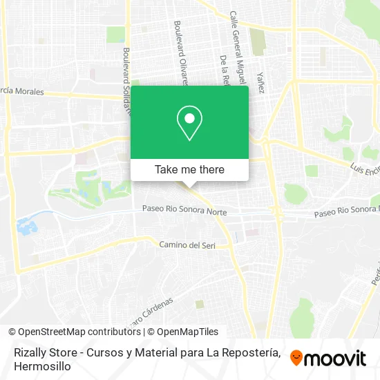 Rizally Store - Cursos y Material para La Repostería map