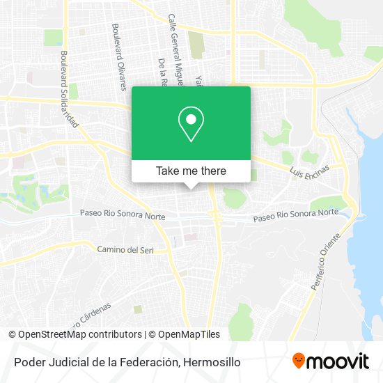 Mapa de Poder Judicial de la Federación