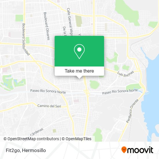 Mapa de Fit2go