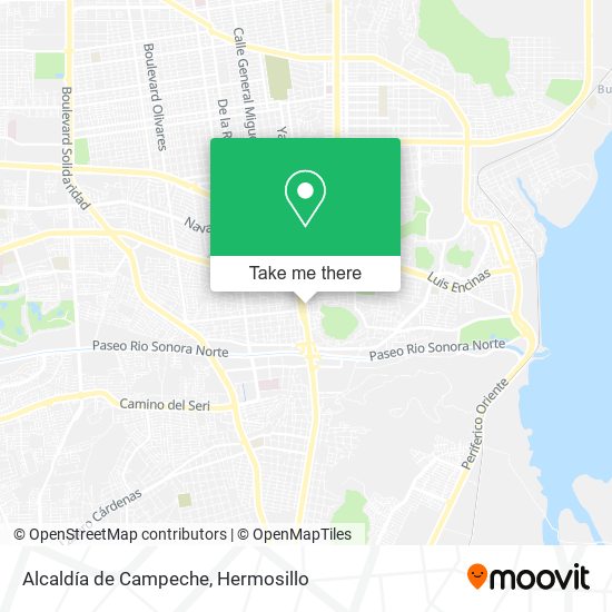 Alcaldía de Campeche map