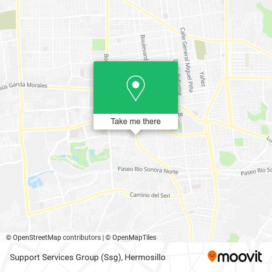 Support Services Group (Ssg) map
