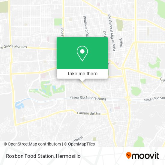 Rosbon Food Station map