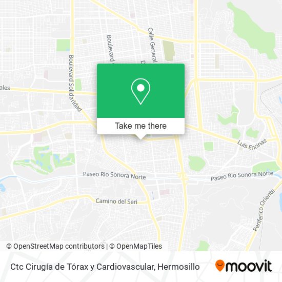 Mapa de Ctc Cirugía de Tórax y Cardiovascular