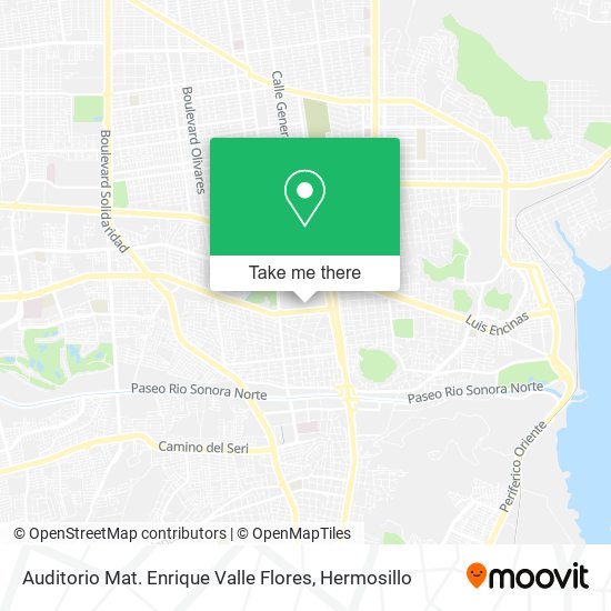 Auditorio Mat. Enrique Valle Flores map