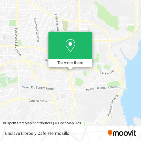 Mapa de Enclave Libros y Café