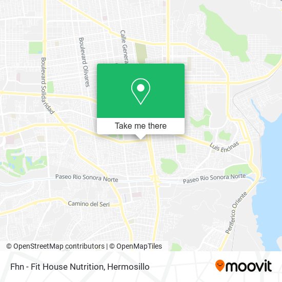 Mapa de Fhn - Fit House Nutrition