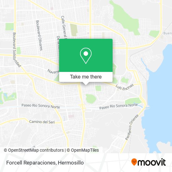 Mapa de Forcell Reparaciones