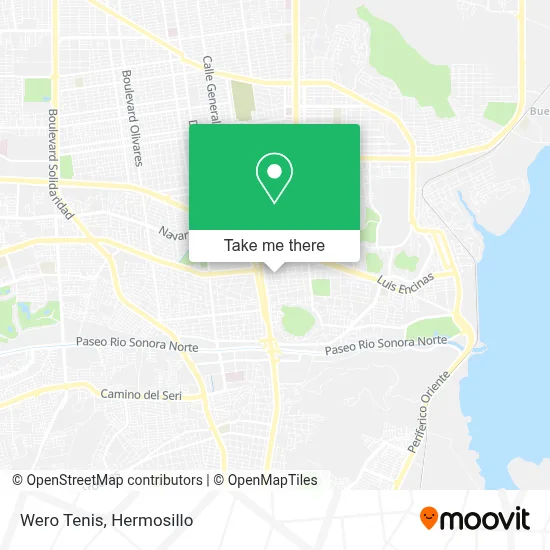Wero Tenis map