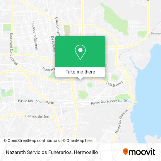 Nazareth Servicios Funerarios map