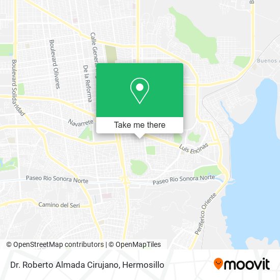 Mapa de Dr. Roberto Almada Cirujano