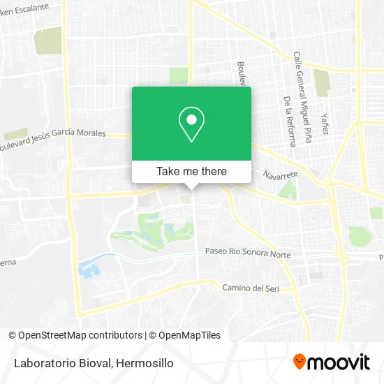 Laboratorio Bioval map