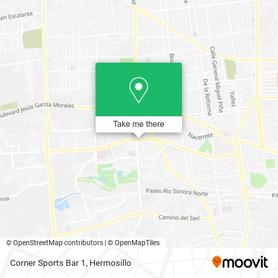 Corner Sports Bar 1 map