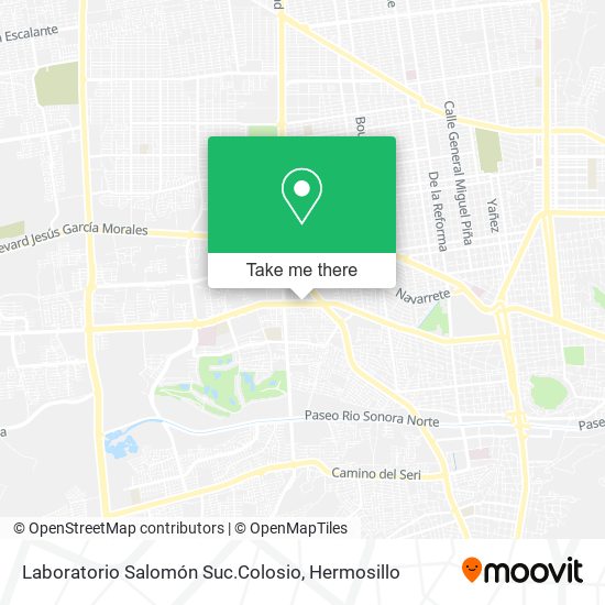 Laboratorio Salomón Suc.Colosio map