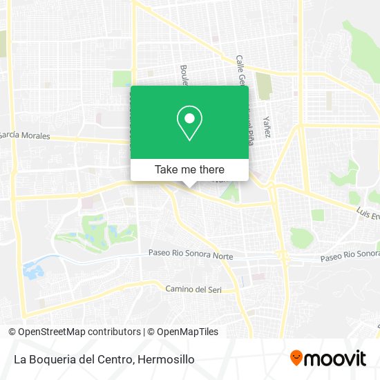 La Boqueria del Centro map
