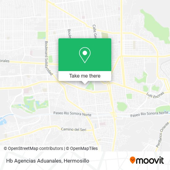 Hb Agencias Aduanales map
