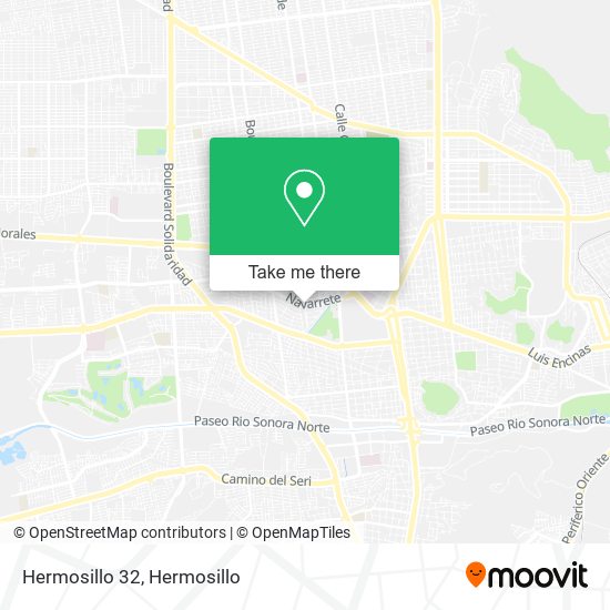 Hermosillo 32 map