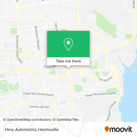 Hmo Automotriz map