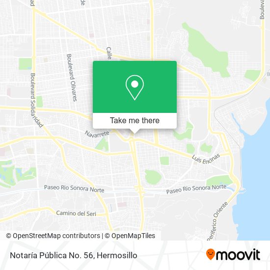 Notaría Pública No. 56 map