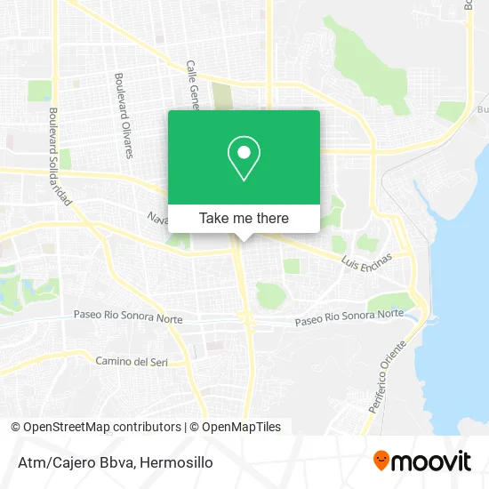 Atm/Cajero Bbva map