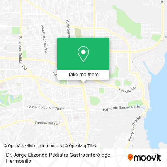 Dr. Jorge Elizondo Pediatra Gastroenterólogo map