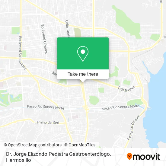 Dr. Jorge Elizondo Pediatra Gastroenterólogo map