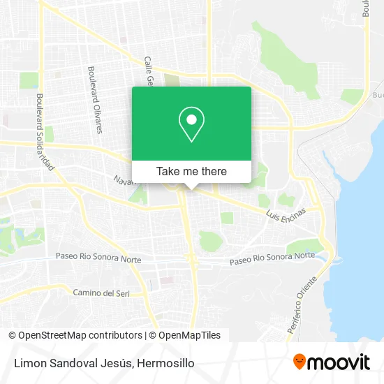 Limon Sandoval Jesús map