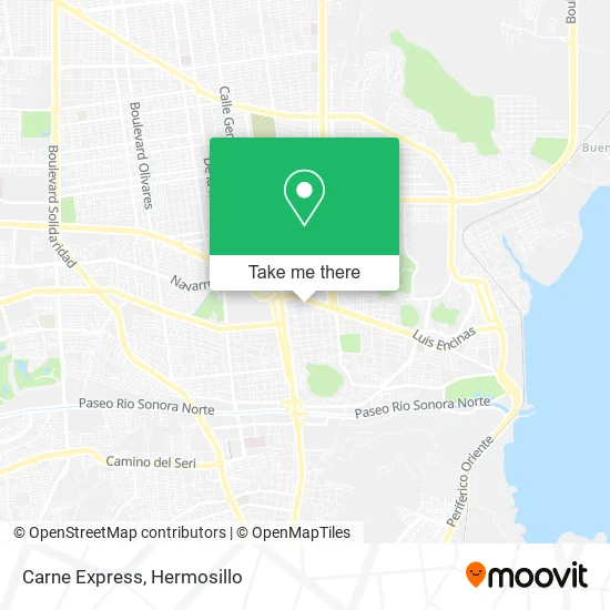 Carne Express map