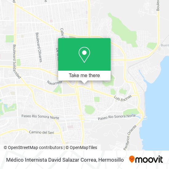 Médico Internista David Salazar Correa map