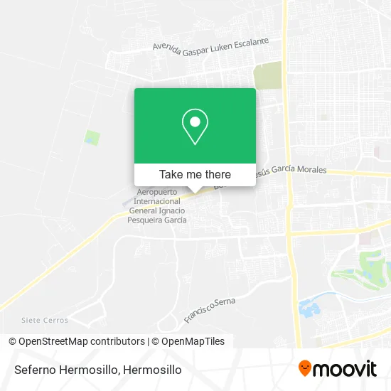 Seferno Hermosillo map