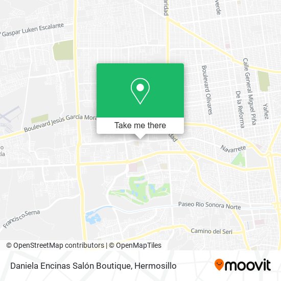 Daniela Encinas Salón Boutique map