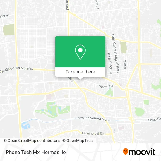 Phone Tech Mx map