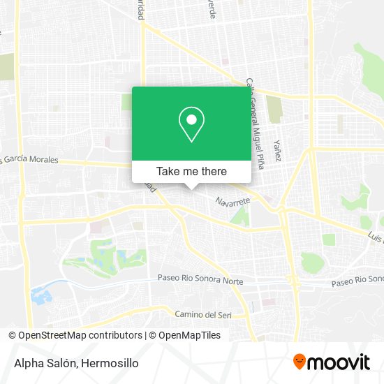 Mapa de Alpha Salón