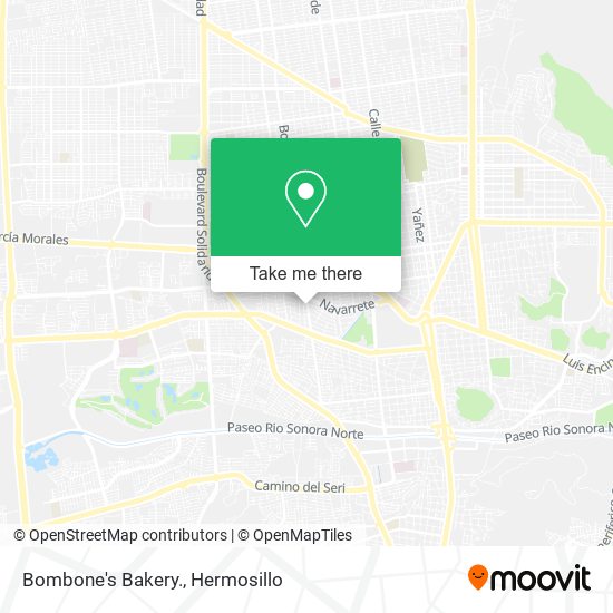 Mapa de Bombone's Bakery.