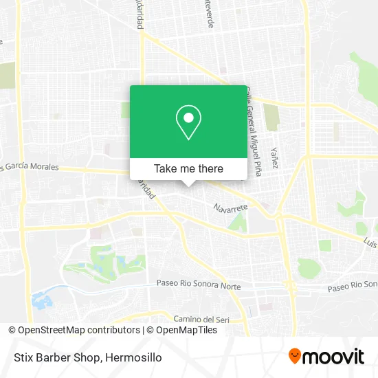 Stix Barber Shop map