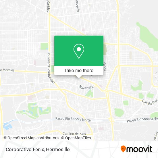 Mapa de Corporativo Fénix