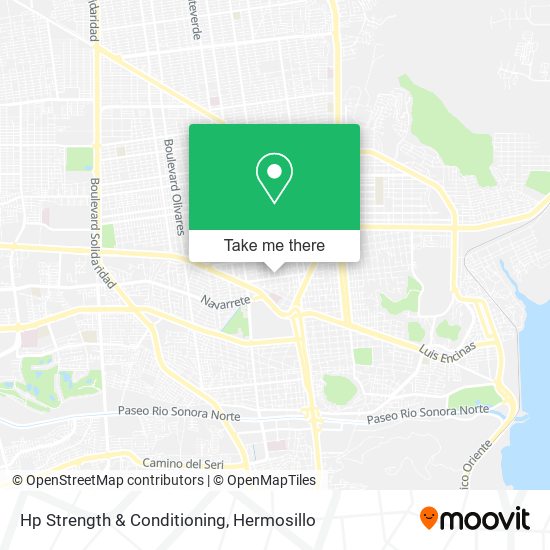 Hp Strength & Conditioning map