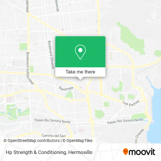 Hp Strength & Conditioning map