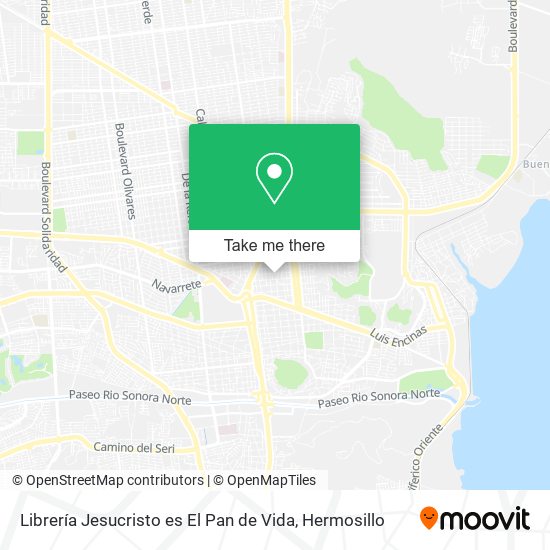 Mapa de Librería Jesucristo es El Pan de Vida