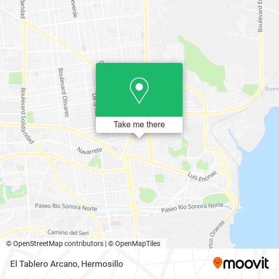 Mapa de El Tablero Arcano